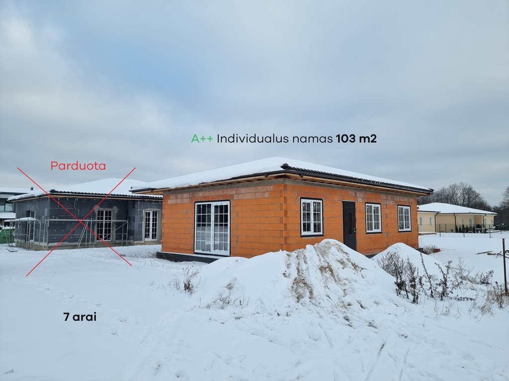 Parduodamas namas Lazdynų g., Noreikiškių k., 103 kv.m ploto