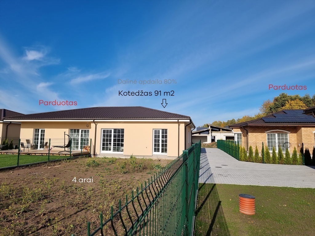 Parduodamas butas Lazdynų g., Noreikiškių k., 91 kv.m ploto