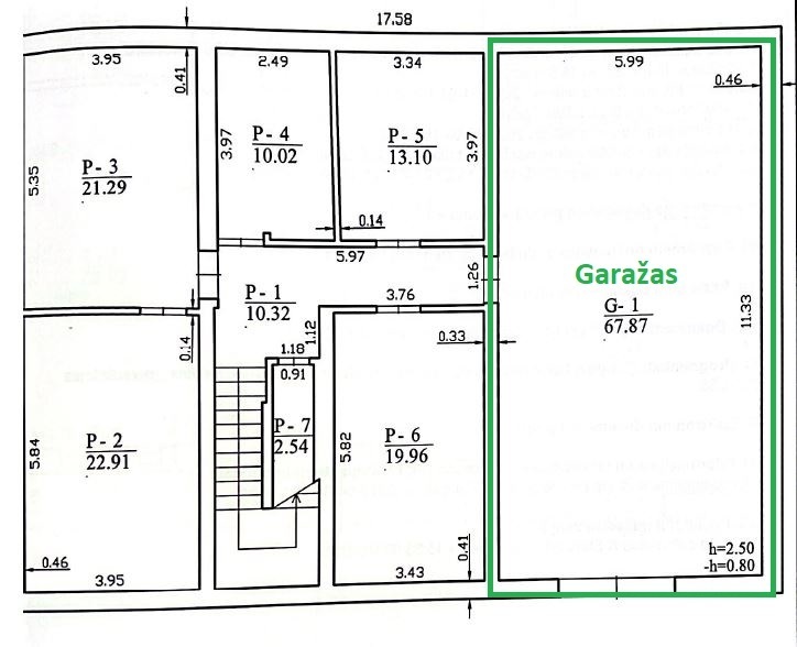 Parduodamas butas Klonio g., Teleičių k., 85 kv.m ploto