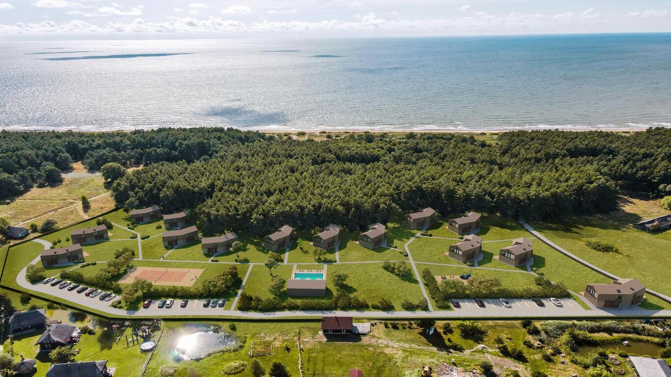 Latvijos Papėje, šalia jūros, išskirtiniai būstai mėgtantiems gamtą, privatumą  - papesjura.lt