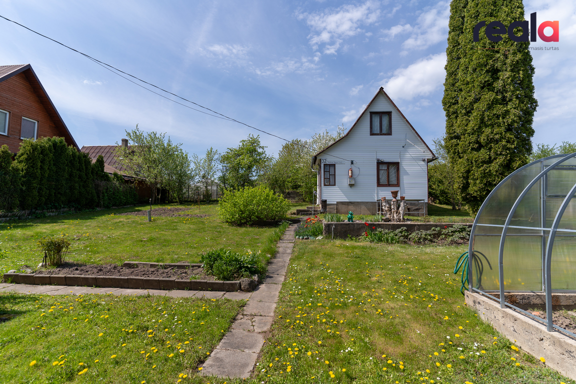 Parduodamas 25,52 kv/m sodo namas su 5,8a sklypu Pakonių kaime, Rastinėnų seniūnijoje, Vilniaus rajone